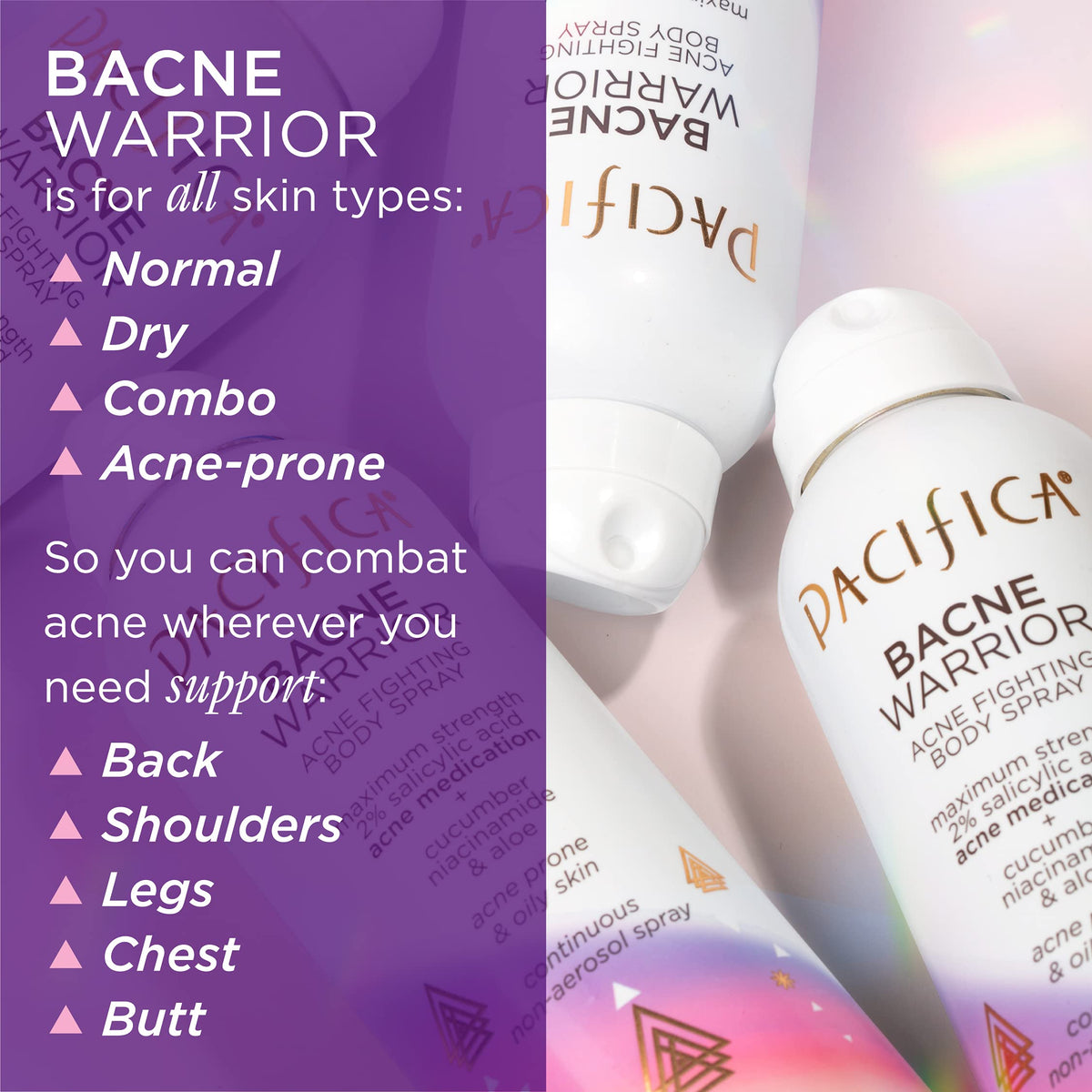 Pacifica close-up of aloe and cucumber ingredients highlighting calming benefits