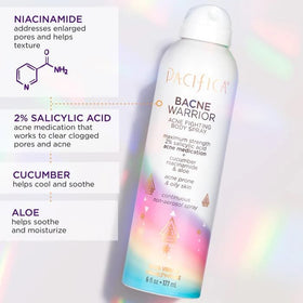 Pacifica liquid texture on hand showing lightweight formula and quick absorption