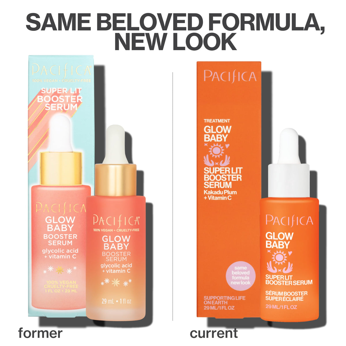 Pacifica before and after texture improvement demonstrating visible smoothing benefit