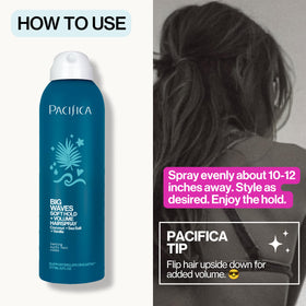 Pacifica Big Waves held in hand to show 6oz scale and portability benefit