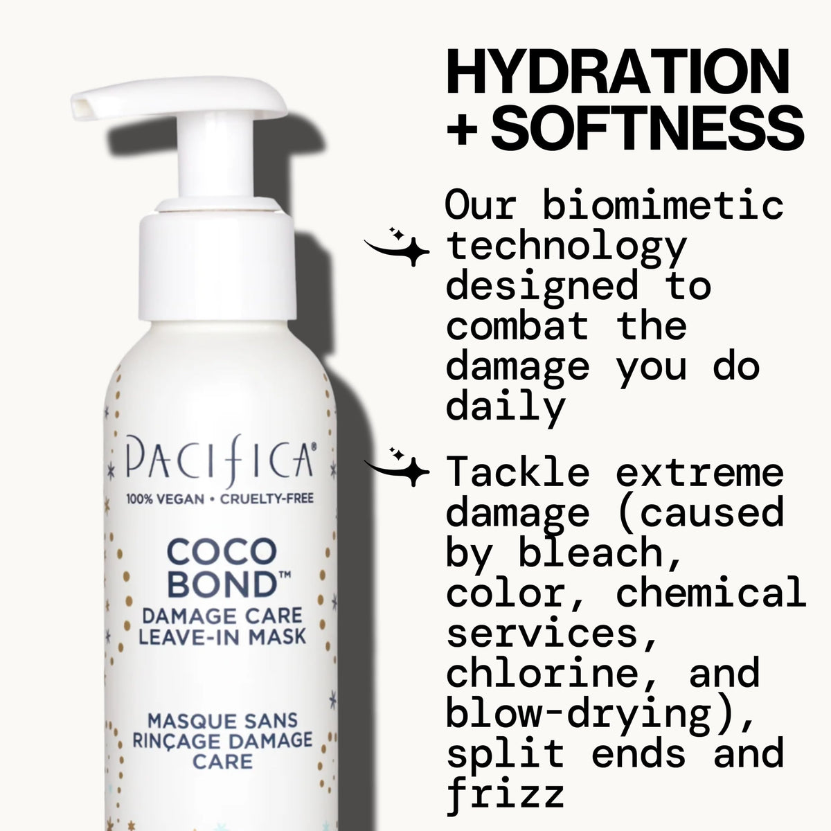 Pacifica Coco Bond creamy texture close-up reveals nourishing moisture benefits