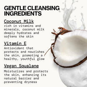 Pacifica with coconut milk ingredient visual highlighting nourishing hydration benefits