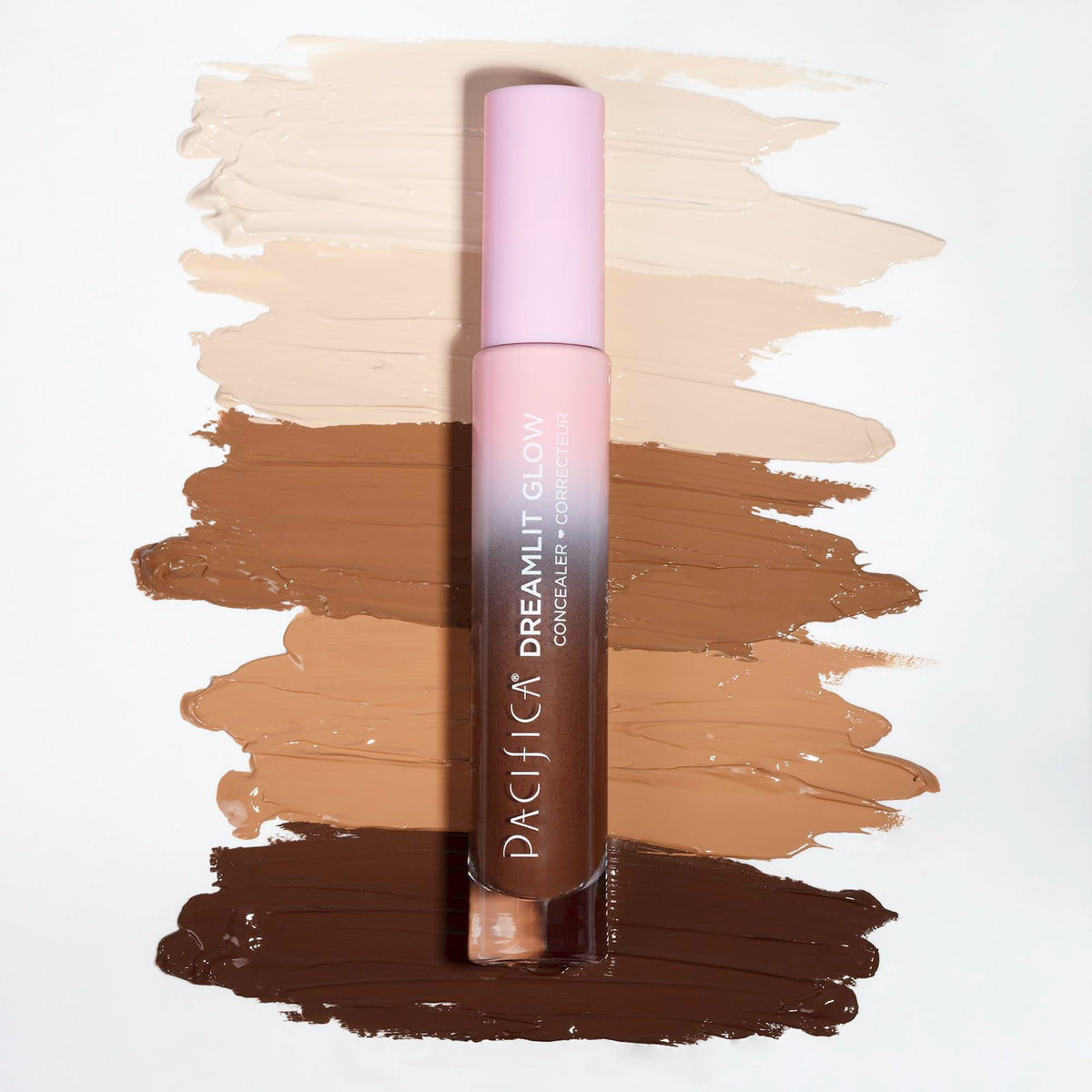 Pacifica concealer inside a makeup bag in a lifestyle scene for everyday use