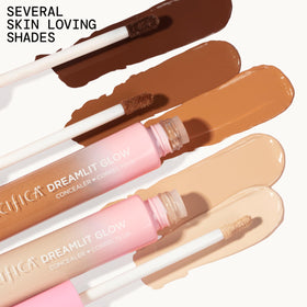 Pacifica concealer bottle held to show real size and travel-friendly capacity