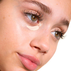 Close-up concealer swatch texture showing creamy, blendable finish and hydration