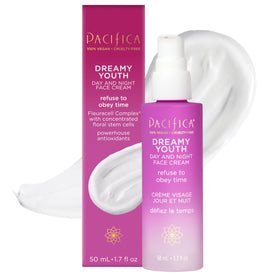 Pacifica front packaging showing jar and label, highlights clean beauty benefit