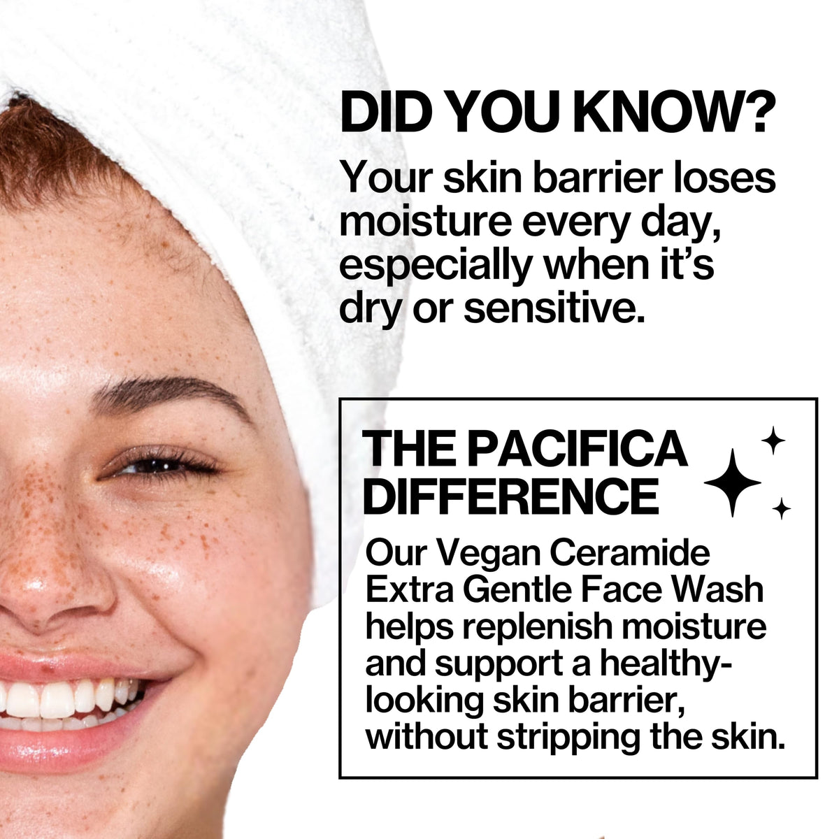 Pacifica with calendula extract showing plant-based soothing ingredient benefit