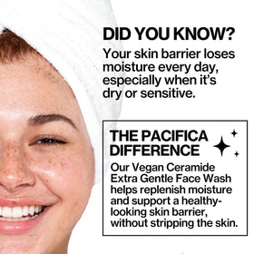 Pacifica with calendula extract showing plant-based soothing ingredient benefit