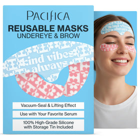 Pacifica forehead mask front view showing smooth seal and easy application benefit
