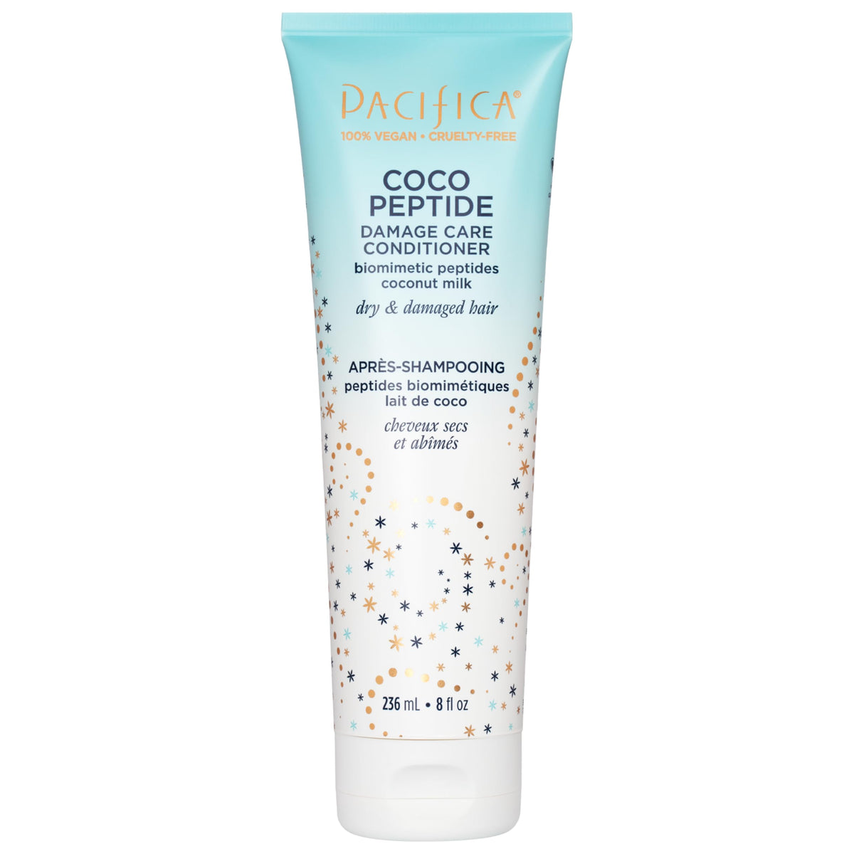 Pacifica front bottle showing product branding and benefit claims