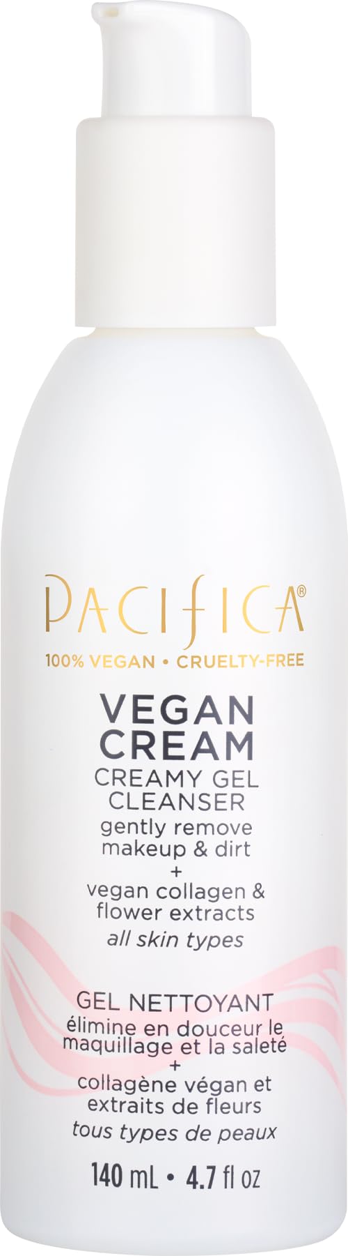 Pacifica front packaging showing 4.7oz cleanser and branding for easy recognition