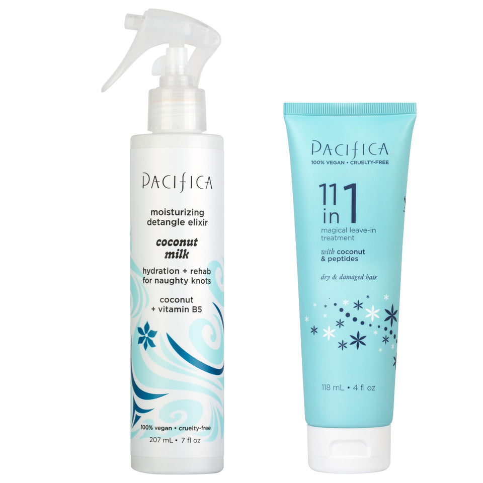 Pacifica front packaging showing both products and easy styling benefit