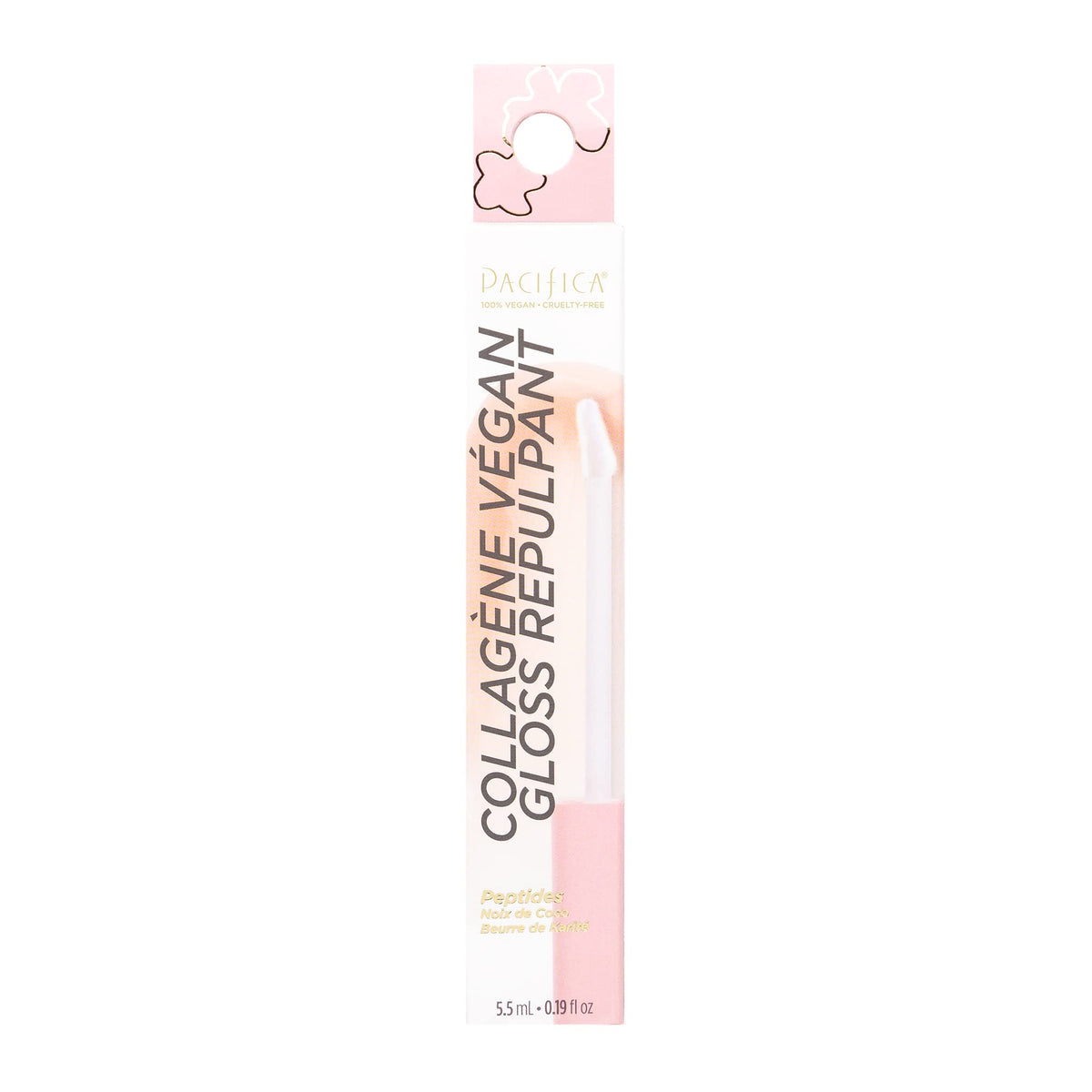 Pacifica gloss lifestyle bag shot in purse illustrating on-the-go hydration and shine