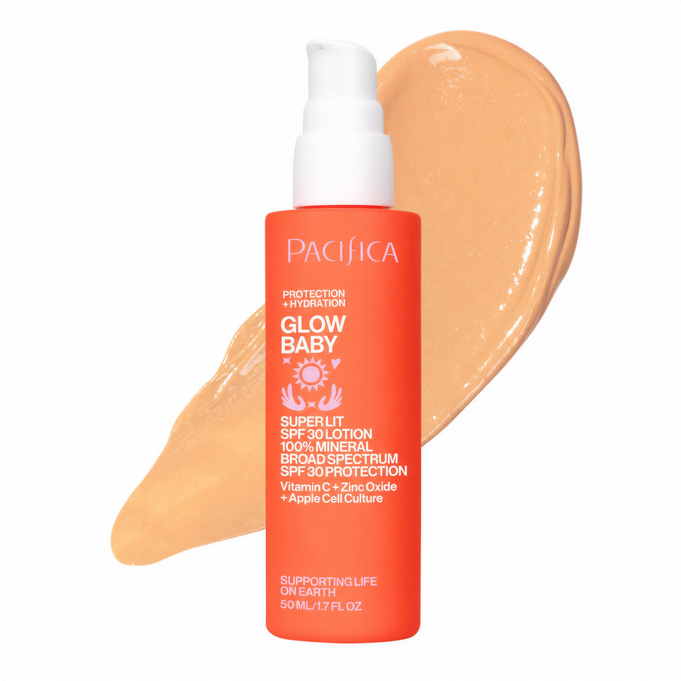 Pacifica front bottle showing label and SPF 30 protection