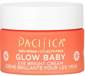 Pacifica front packaging showing the Glow Baby eye cream and benefits