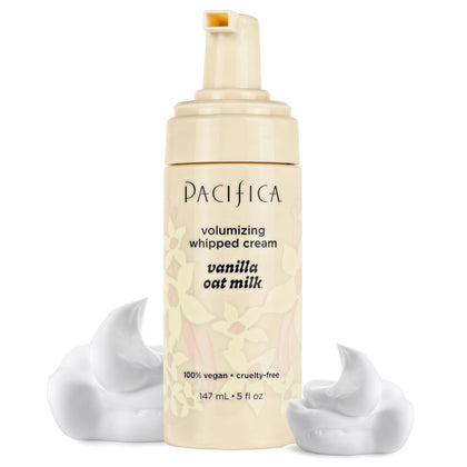 Pacifica product front packaging showing 5 fl oz mousse and calming design