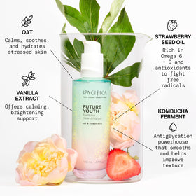Pacifica Future Youth in bathroom routine lifestyle scene, conveys calming daily ritual benefit