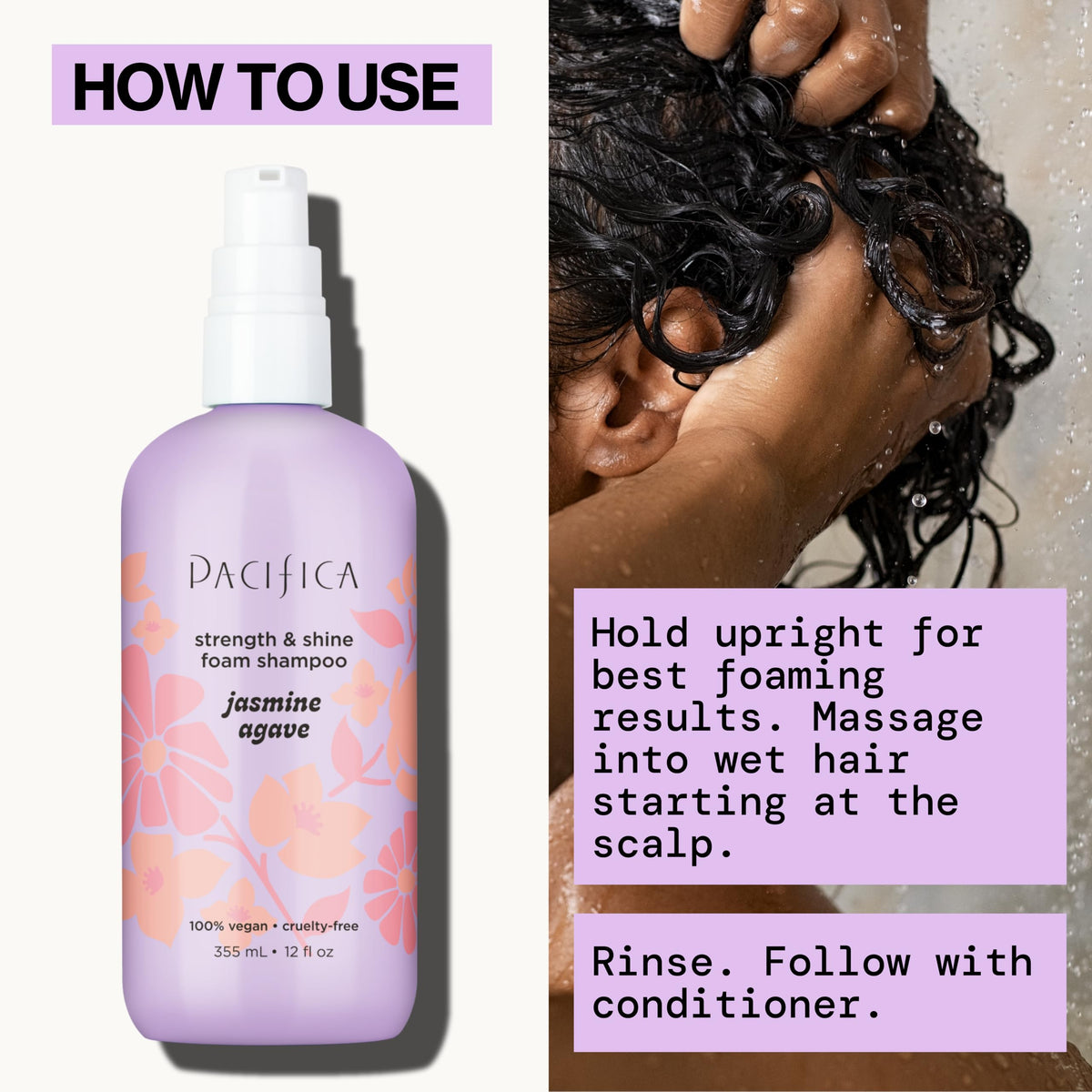 Pacifica jasmine flowers and agave nectar representing key botanicals