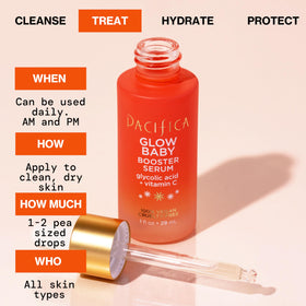 Pacifica label details showing active ingredients and clean formulation