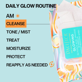 Pacifica wipes on bathroom counter for quick nightly skincare routine