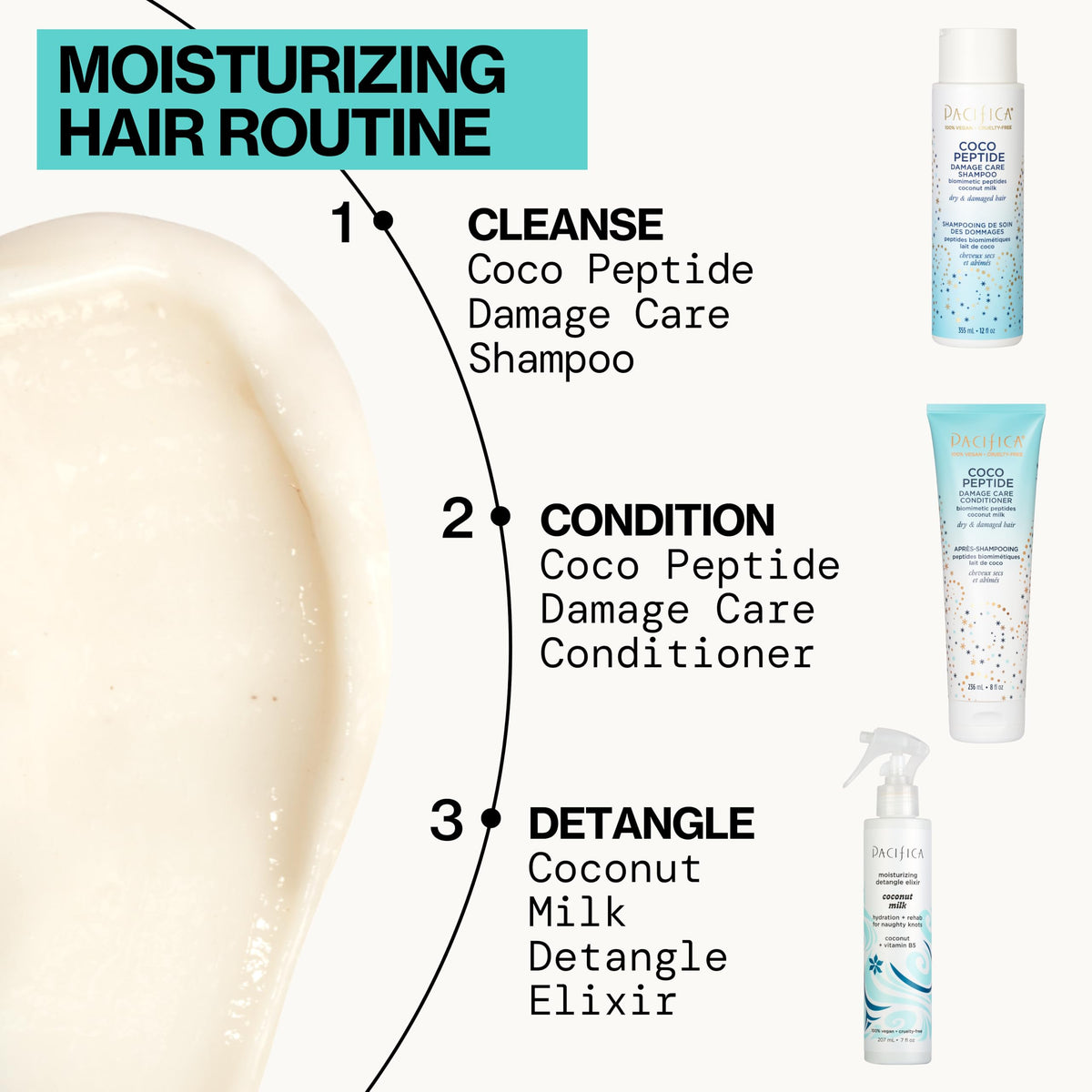 Pacifica bottle on bathroom shelf styled in a cruelty-free routine