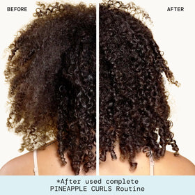 Pacifica before and after curls showing improved bounce and definition