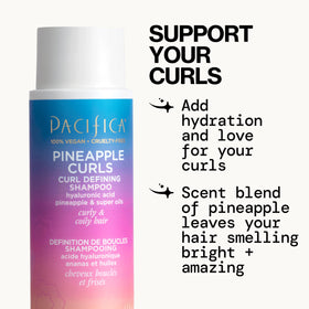 Pacifica conditioner cream close-up with glossy slip for easy detangling