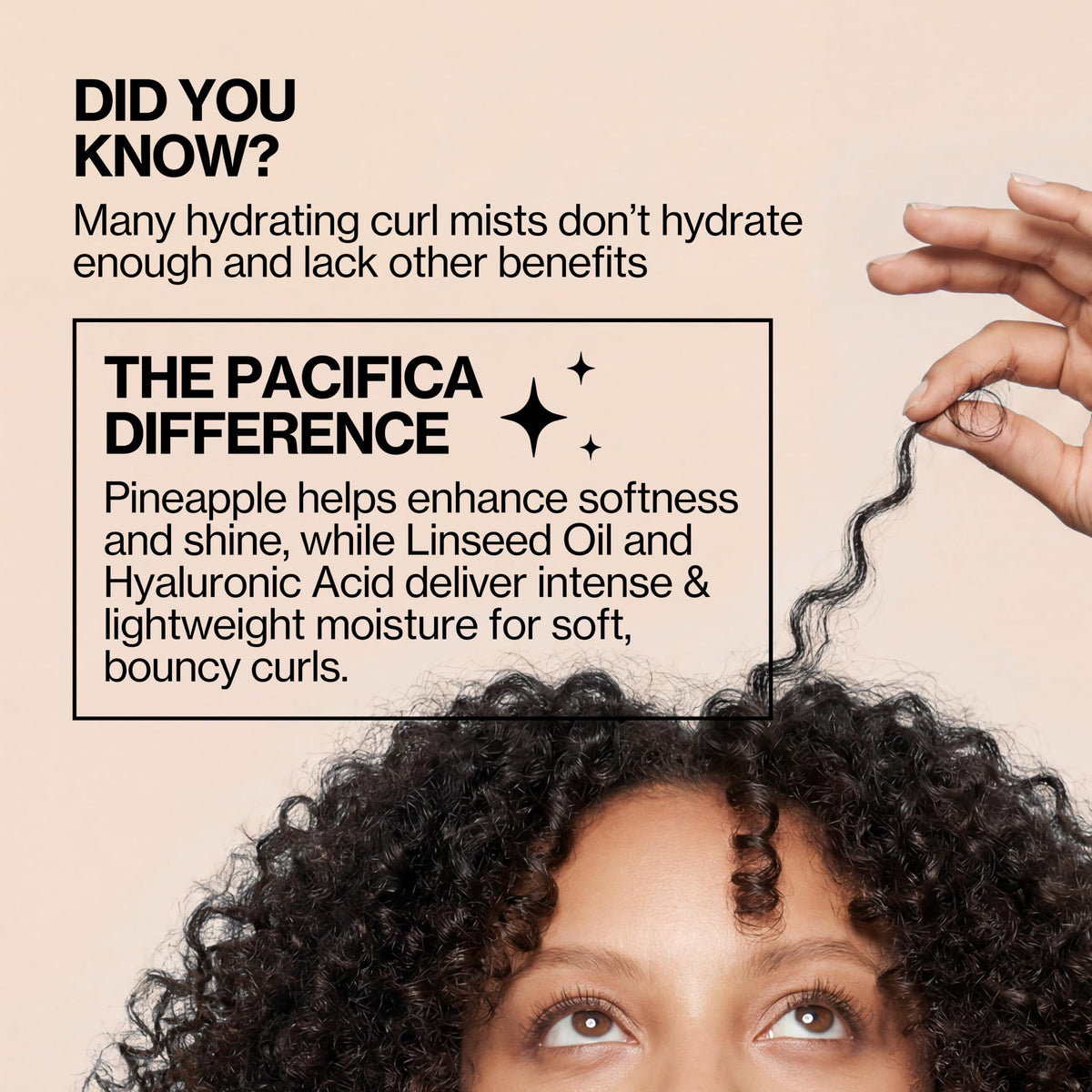 Pacifica pineapple extract and coconut water close-up highlighting nourishing ingredients