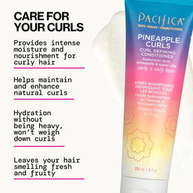 Pacifica set styled on bathroom shelf creating a fresh tropical routine vibe