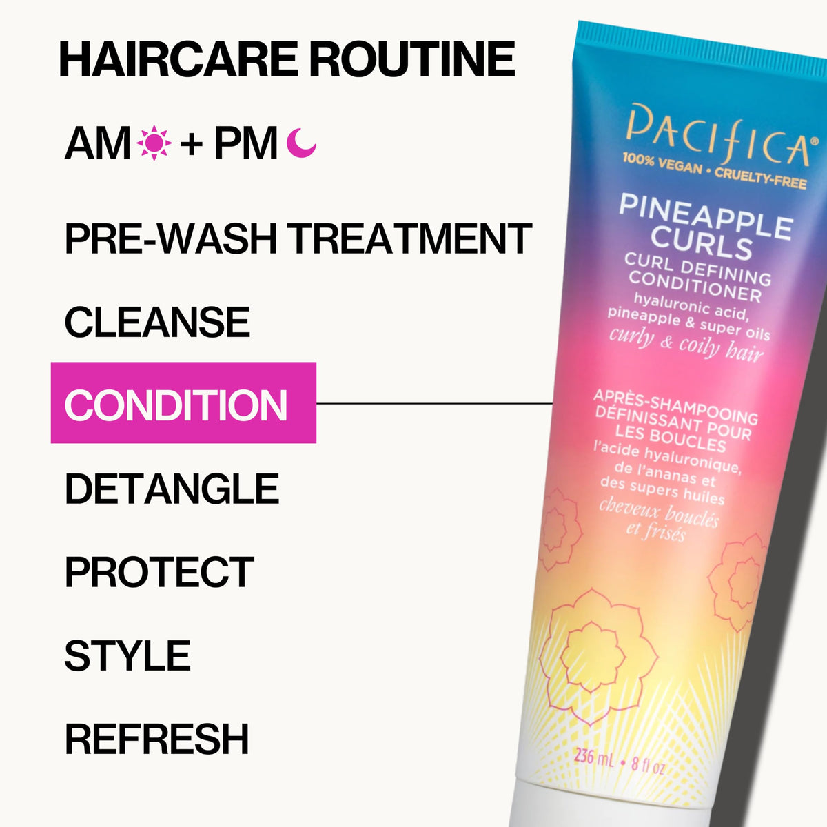 Pacifica bottle next to common items for size and portability benefit