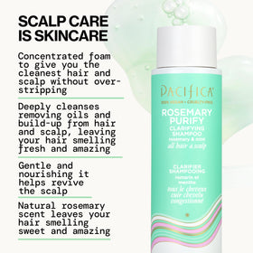 Pacifica conditioner creamy close-up demonstrating rich hydration and detangling