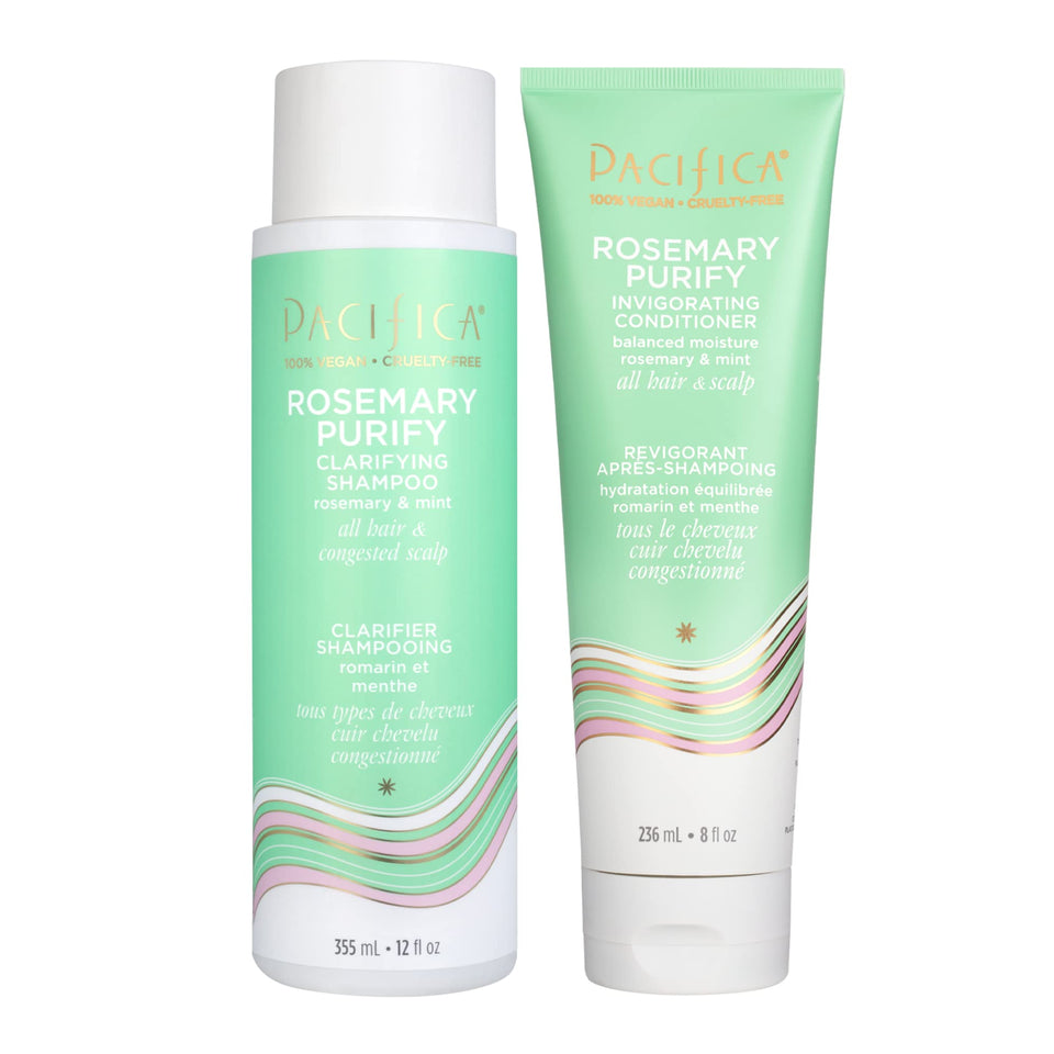 Pacifica front packaging showing both bottles, clear product identity and benefits