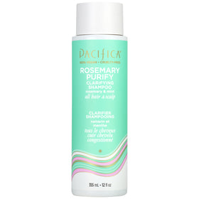 Pacifica front bottle view showing rosemary purify label and clean design benefit