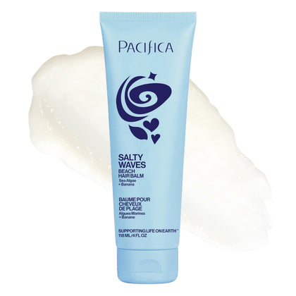 Pacifica Salty Waves front packaging showing jar and label, clear product identity and benefit