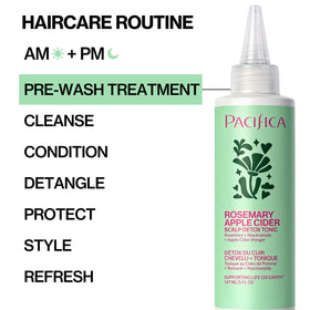 Pacifica bottle next to ruler showing 5 oz size for accurate scale
