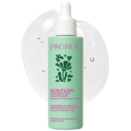 Pacifica Scalp Love front bottle showing 2 fl oz and label, indicates gentle scalp care