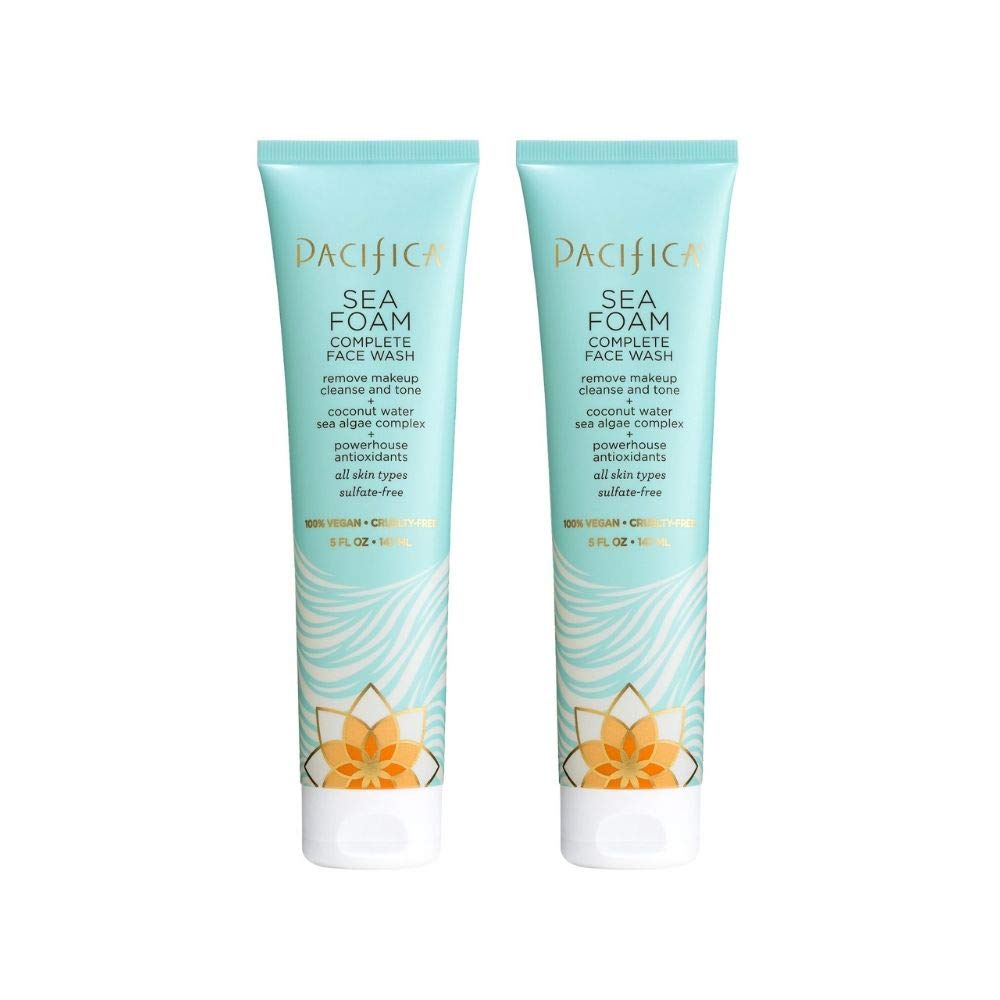 Pacifica Sea Foam front packaging showing label and coconut scent benefit