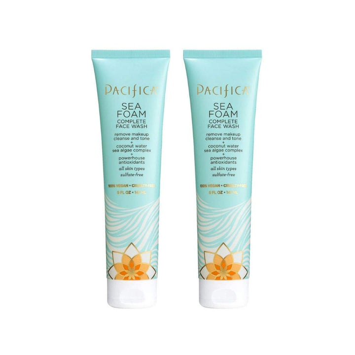 Pacifica Sea Foam front packaging showing label and coconut scent benefit