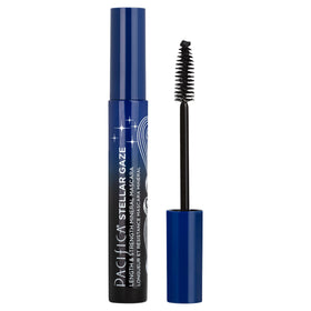 Pacifica Stellar Gaze front glass vial showing sleek recyclable design and luxe look