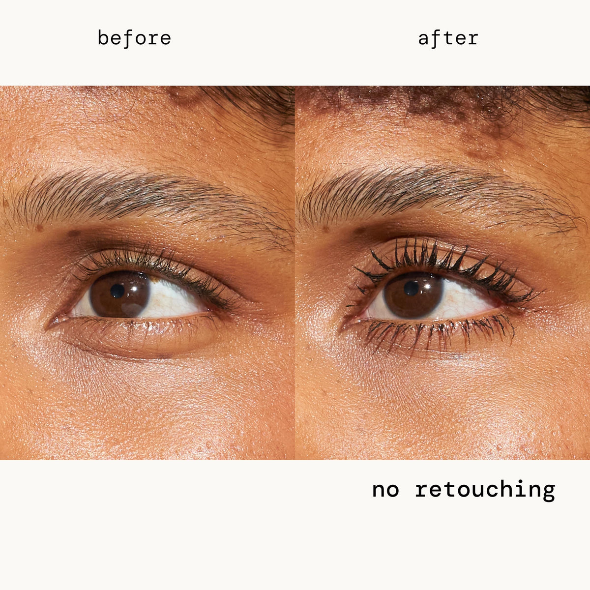 Model applying Pacifica Surf Lash to lashes for instant lift and defined, clump-free look