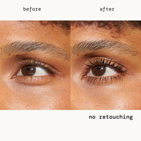 Model applying Pacifica Surf Lash to lashes for instant lift and defined, clump-free look