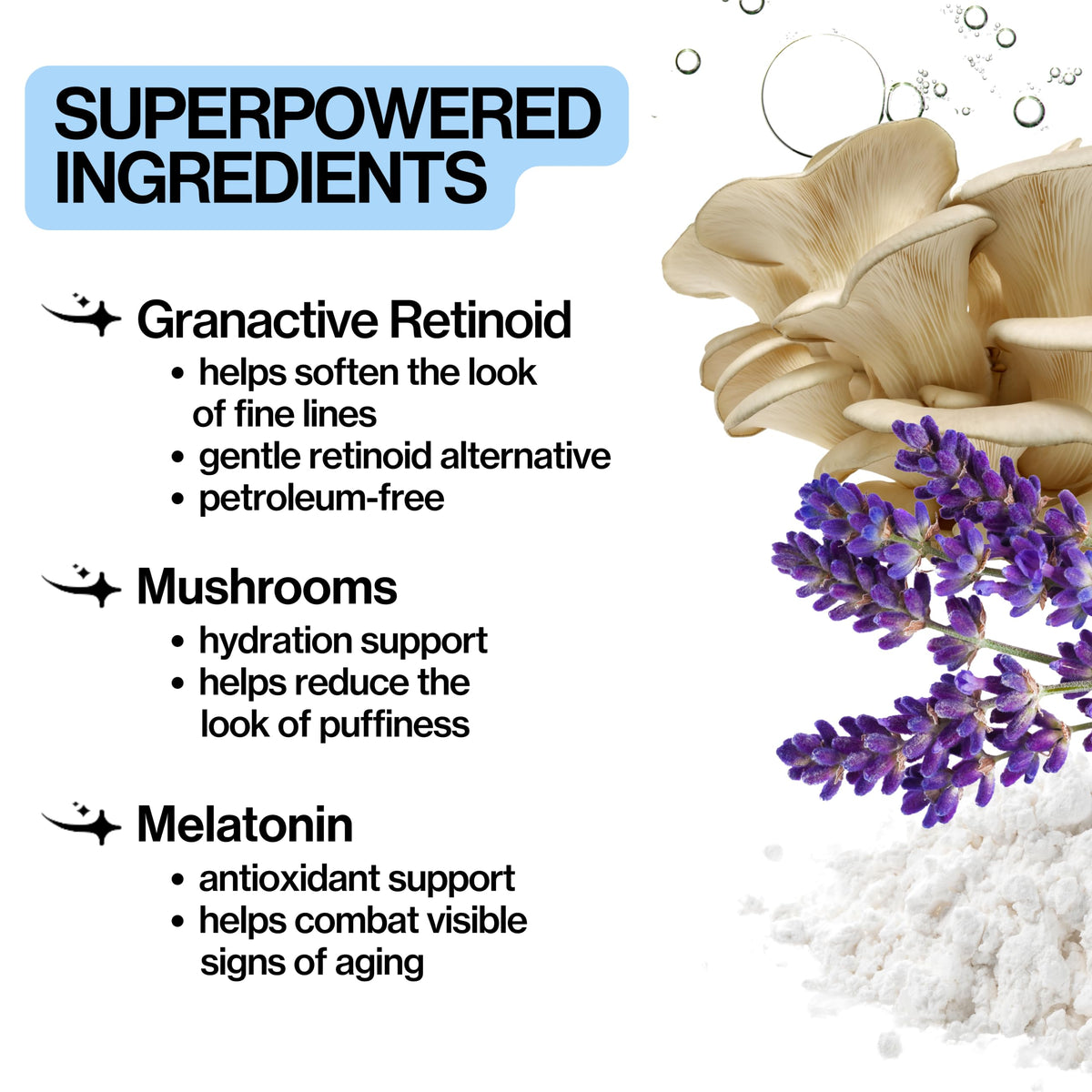 Pacifica close-up texture of the retinoid eye cream demonstrating silky hydration