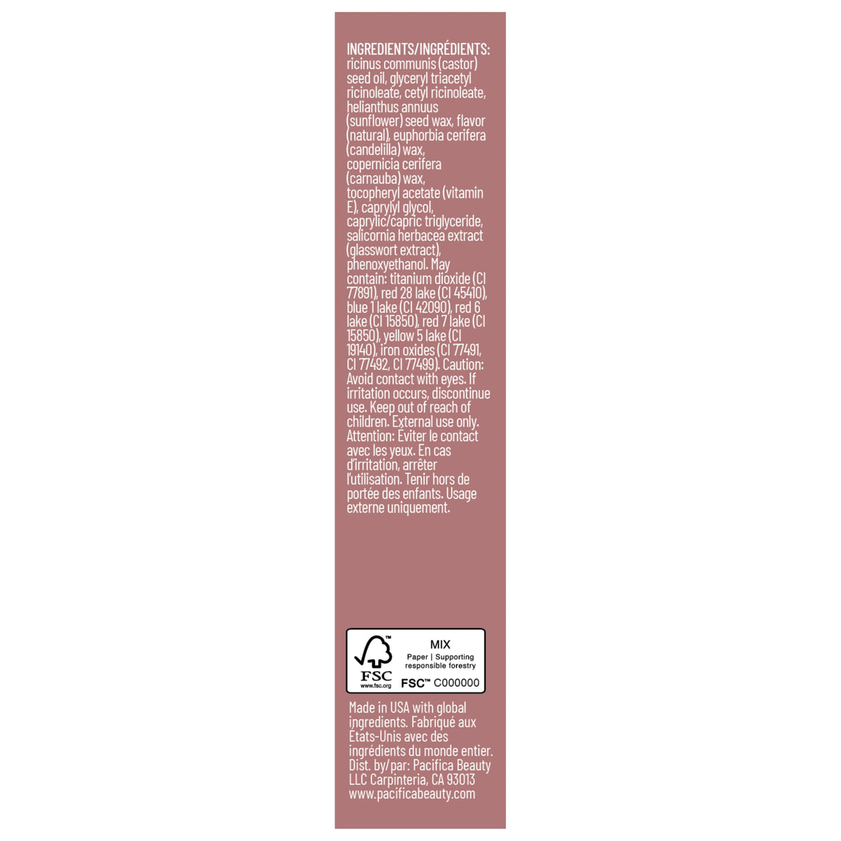 Pacifica grouped with other flavors, shows variety and flavor options benefit