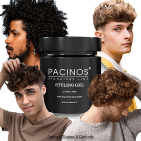 Pacinos gel close-up highlighting glossy finish for a wet-look shine
