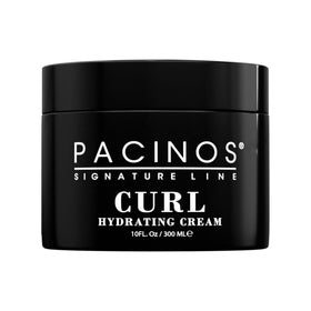 Pacinos curl hydrating cream front jar image showing product and label for easy identification