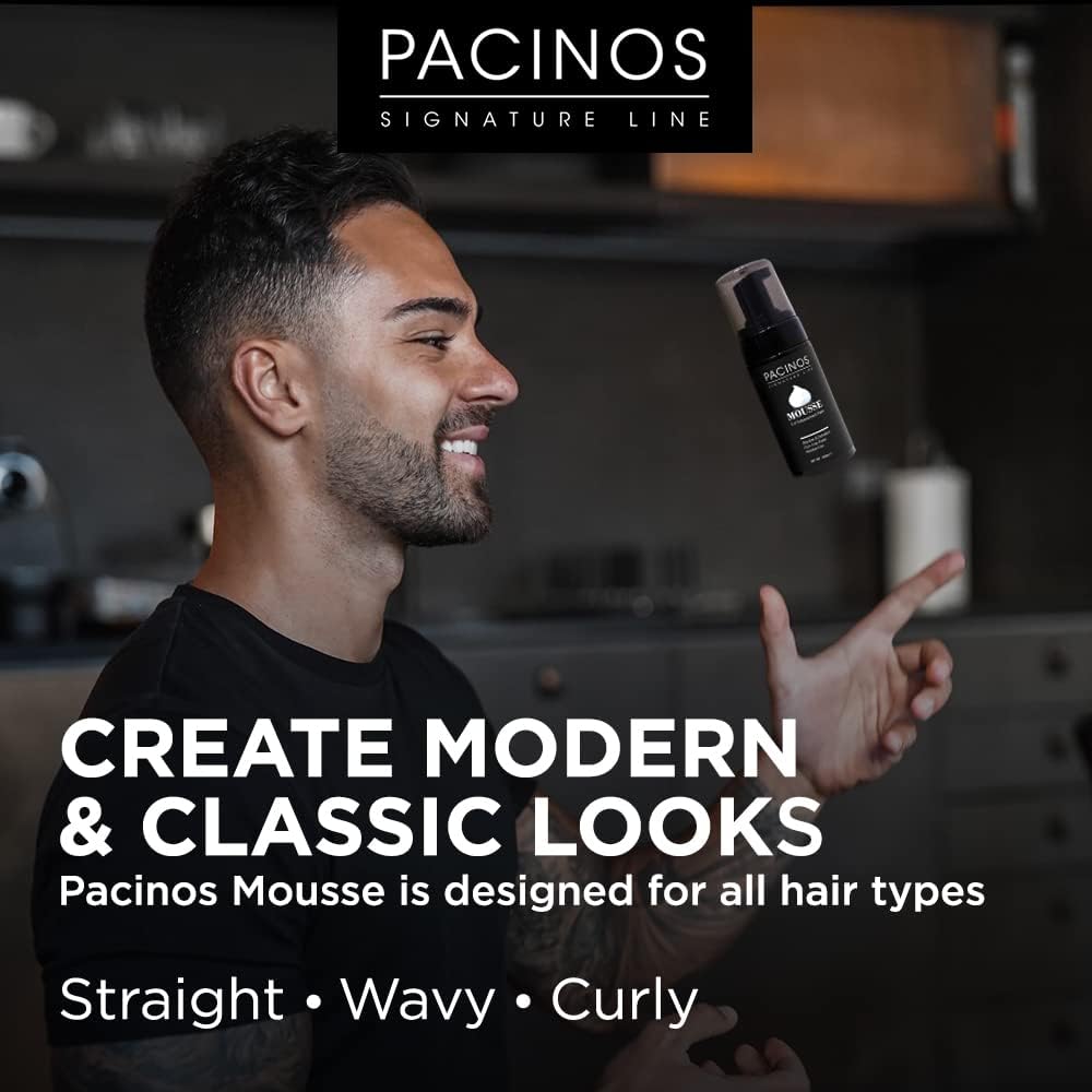 Pacinos used with hair diffuser to enhance curl volume and shape