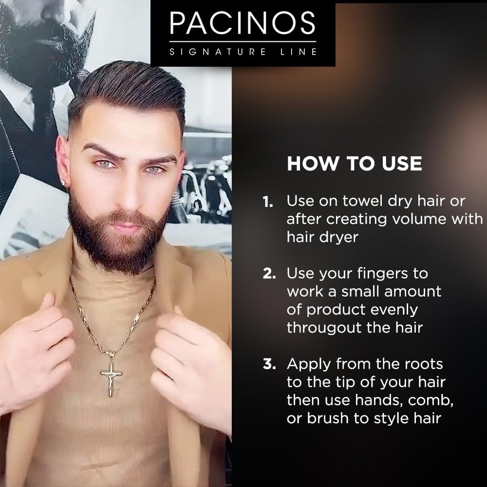 pacinos DRYFI next to common items showing 4 oz size and travel-friendly benefit