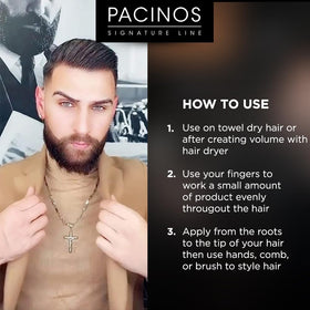 pacinos DRYFI next to common items showing 4 oz size and travel-friendly benefit