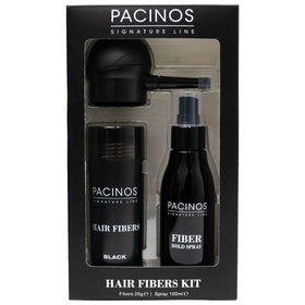 Pacinos close-up of black microfibers revealing natural texture and realistic finish