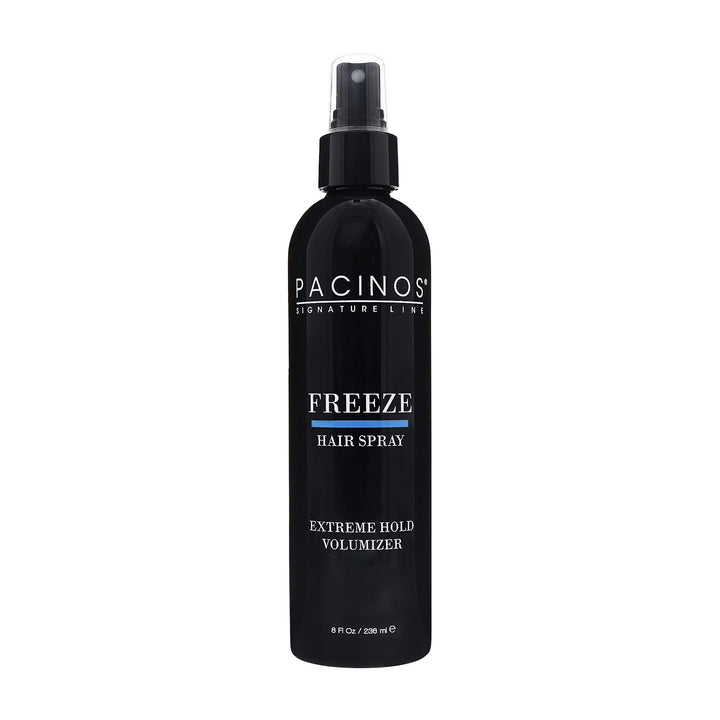 Pacinos front packaging showing brand and product benefits for reliable hold